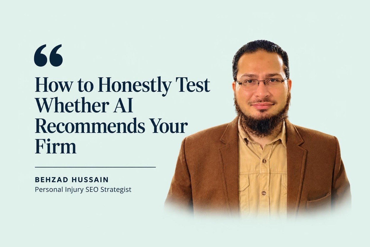 How to Honestly Test Whether AI Recommends Your Firm: A Protocol Anyone Can Run, and the Dishonest Versions to Avoid